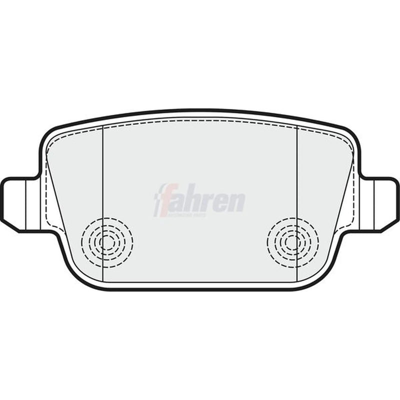 Fahren Front & Rear Pads fits Ford Kuga I 2008-2012 2.0 2.5