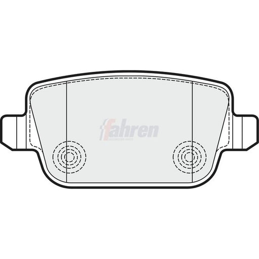 Fahren Front & Rear Pads fits Ford Kuga I 2008-2012 2.0 2.5