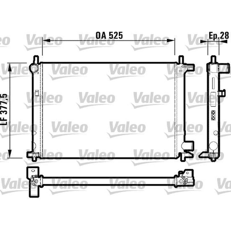 Valeo Engine Radiator 732003