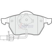 Fahren Front Brake Pad Set fits Audi A4 B5 1995-2001 1.8 1.9 2.4 2.5 2.6 2.8