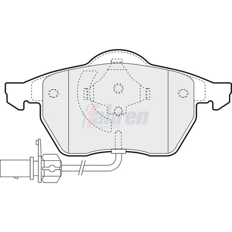 Fahren Front Brake Pad Set fits Audi A4 B5 1995-2001 1.8 1.9 2.4 2.5 2.6 2.8