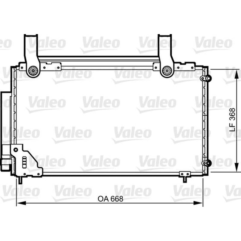 Valeo Air Conditioning Condenser 814267