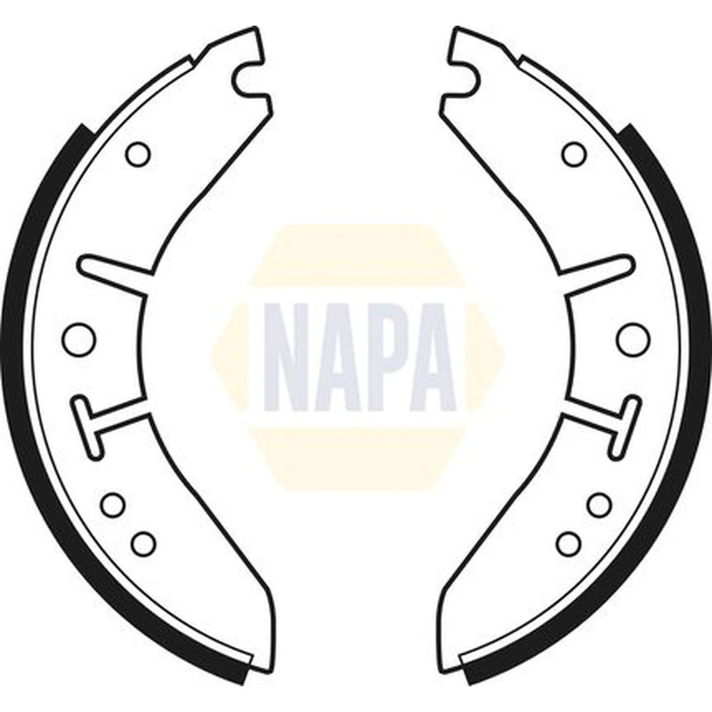 NAPA Brake Shoe Set Axle Kit NBS1001