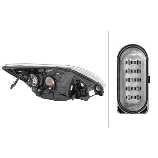 Hella Headlight Headlamp H7/H1 Left 1EE 354 257-011