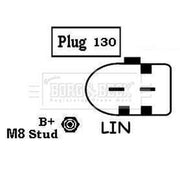 Borg & Beck Car Alternator 12V BBA3028