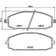 Mintex Front Brake Pad Set MDB1902