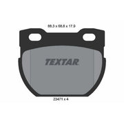 Textar Rear Brake Pad Set 2347103