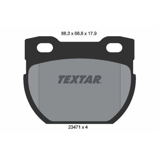 Textar Rear Brake Pad Set 2347103