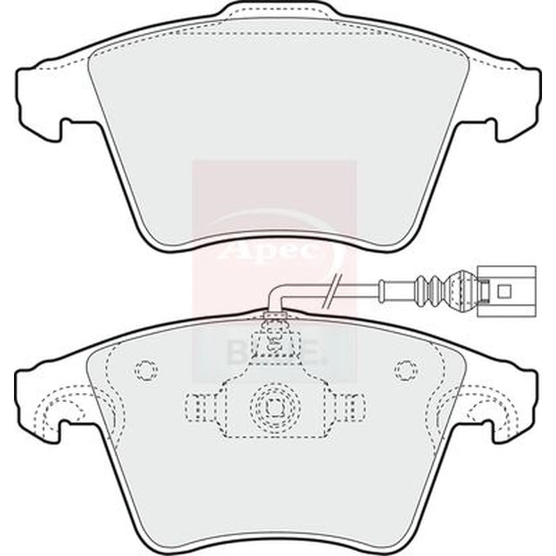 Apec Front Brake Pad Set PD3166