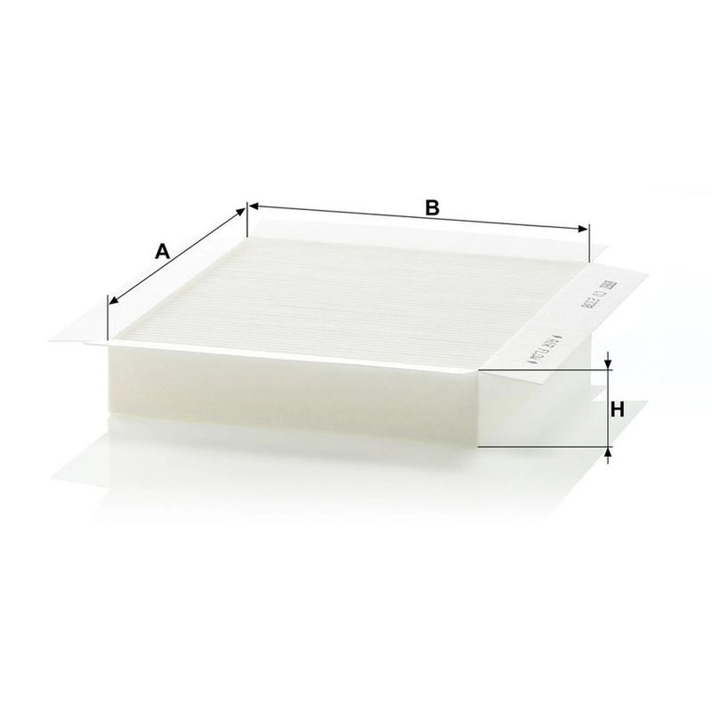 MANN-FILTER Cabin Air Filter (Pollen Filter) below th CU 2338