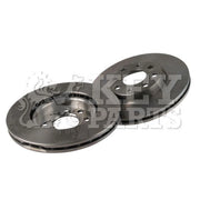 Key Parts 2 x Vented Front Brake Discs KBD4553-x2