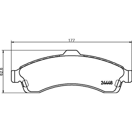 Mintex Front Brake Pad Set MDB2218