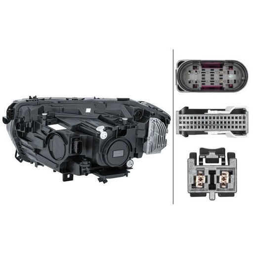 Hella Headlight Headlamp LED Right 1LX 014 530-341