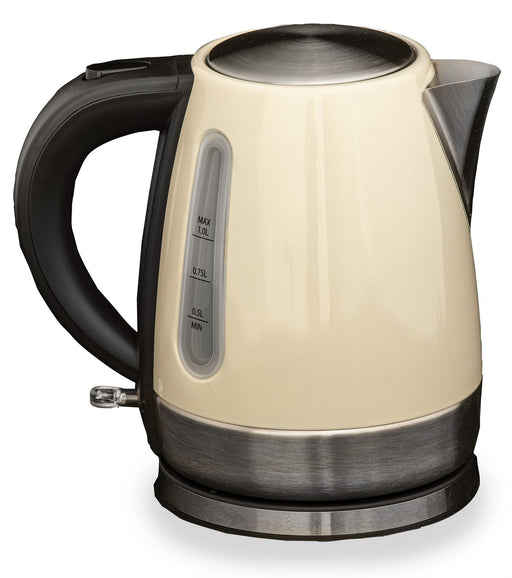 Quest Rocket 1L Caravan Motorhome Low Wattage Kettle - Cream - Quest - Van Life Living