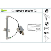 Valeo Electric Window Regulator Lifter Left Front 850000