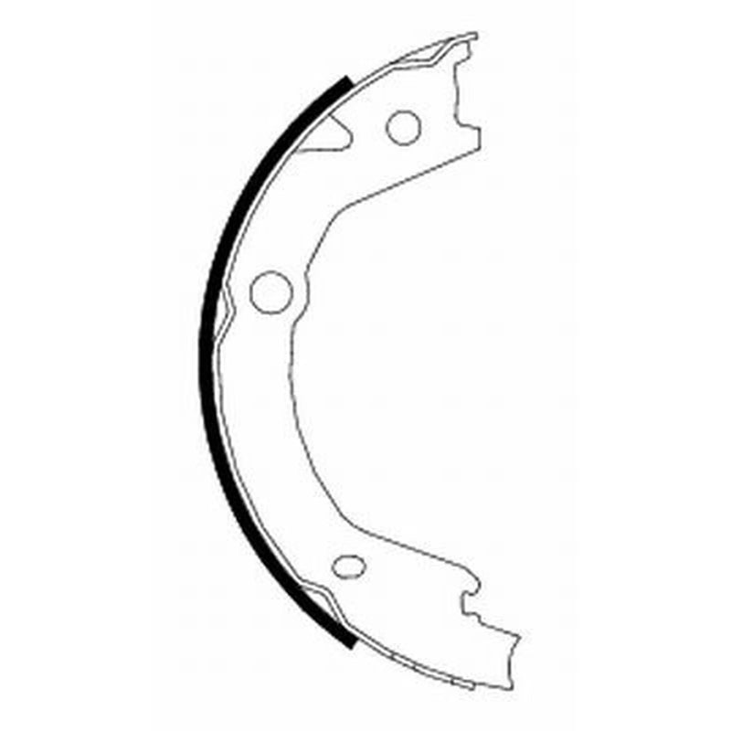 Textar Parking Brake Shoe Set 91068500