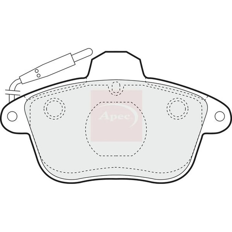 Apec Front Brake Pad Set PAD758