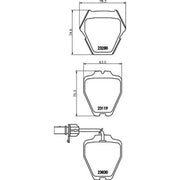 Mintex Front Brake Pad Set MDB2358
