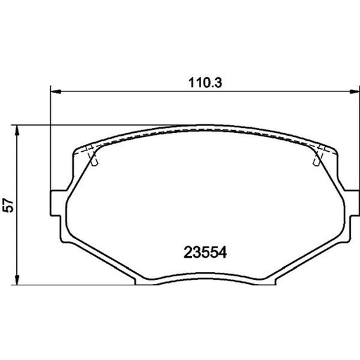 DON Front Brake Pad Set PCP1926