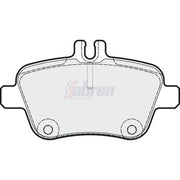 Fahren Rear Brake Pad Set fits Infiniti Q30 2015 on 1.5 1.6 2.0 2.2