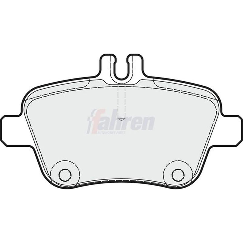 Fahren Rear Brake Pad Set fits Infiniti Q30 2015 on 1.5 1.6 2.0 2.2
