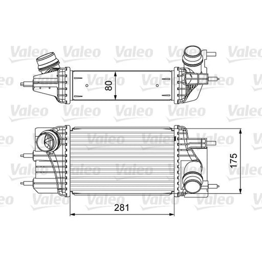 Valeo Intercooler (Charge Air Cooler) 818666