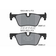Textar Rear Brake Pad Set 2530701