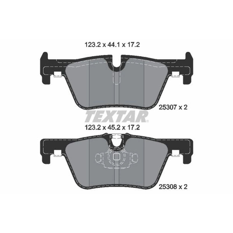 Textar Rear Brake Pad Set 2530701