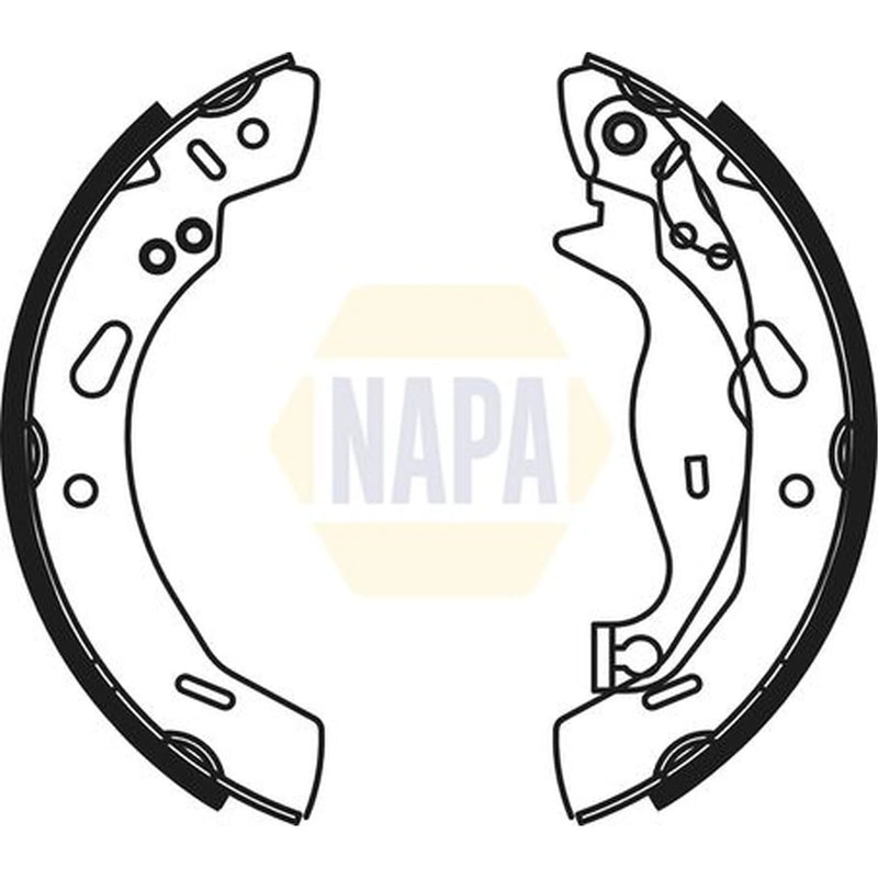 NAPA Brake Shoe Set Axle Kit NBS1078