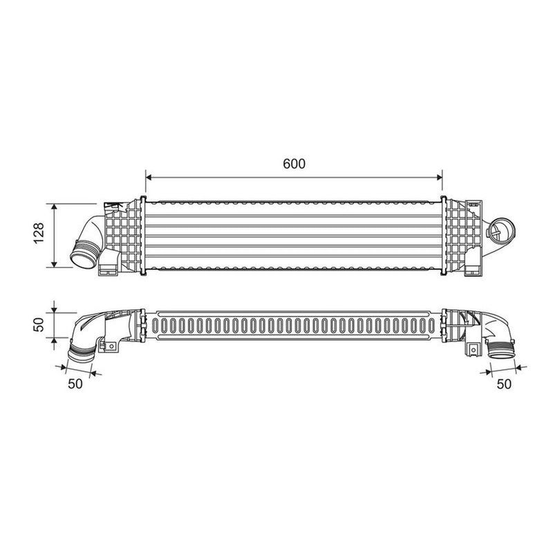 Valeo Intercooler (Charge Air Cooler) 818717