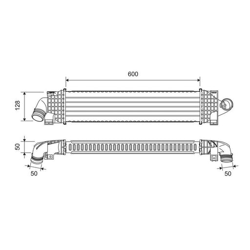 Valeo Intercooler (Charge Air Cooler) 818717