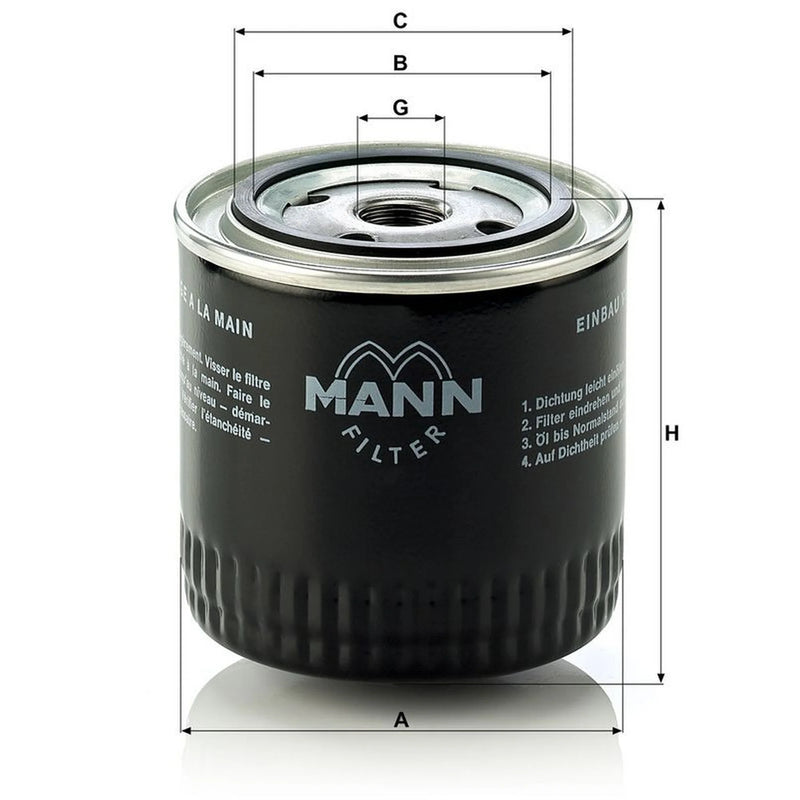 MANN-FILTER Engine Oil Filter W 920/17