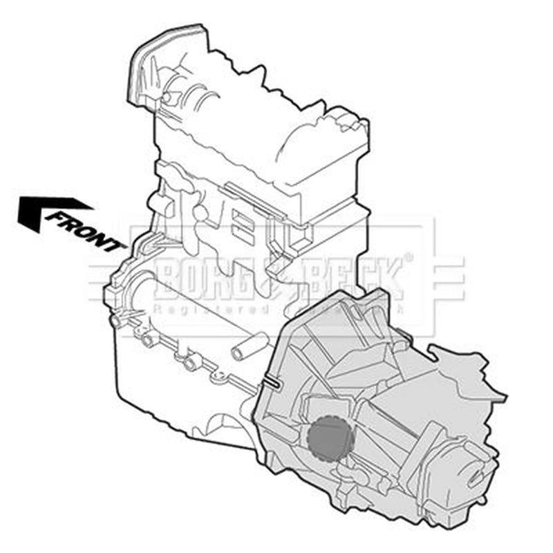Borg & Beck Engine Mount Mounting BEM4476