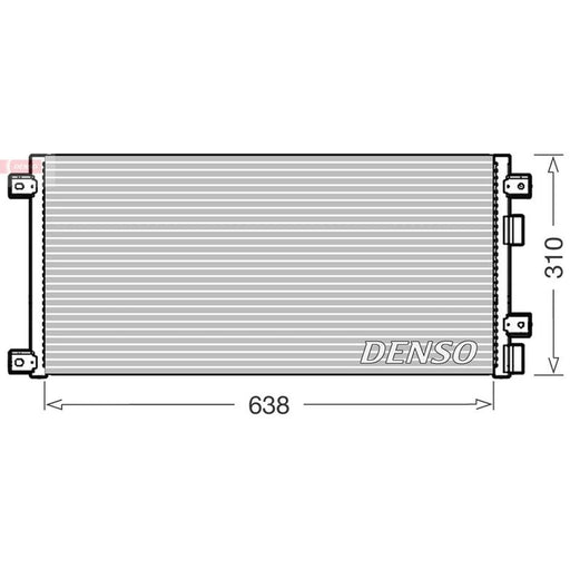 Denso Air Conditioning Condenser DCN12006
