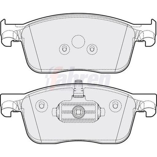 Fahren Front Brake Pad Set fits Citroën C4 Spacetourer 2018-2019 1.2 1.5 1.6 2.0