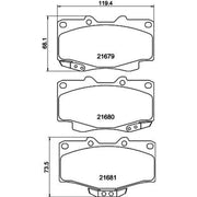 Mintex Front Brake Pad Set MDB1947