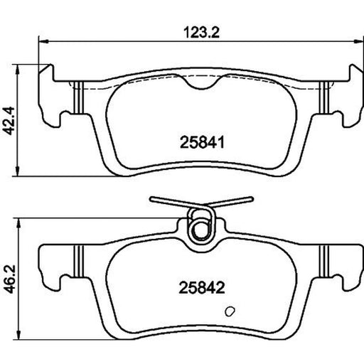 Mintex Rear Brake Pad Set MDB3413