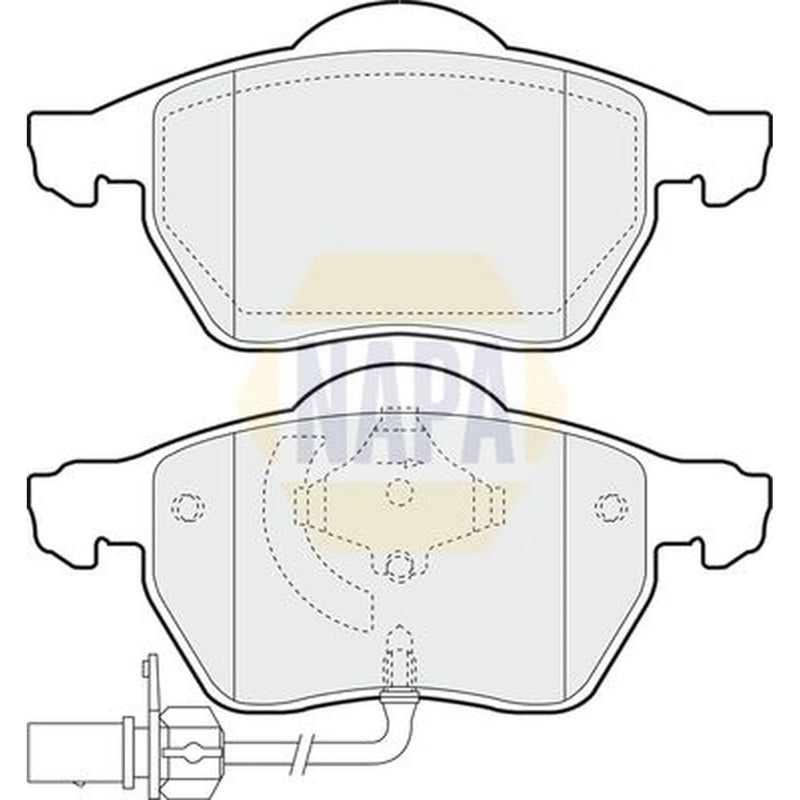 NAPA Front Brake Pad Set NBP1576