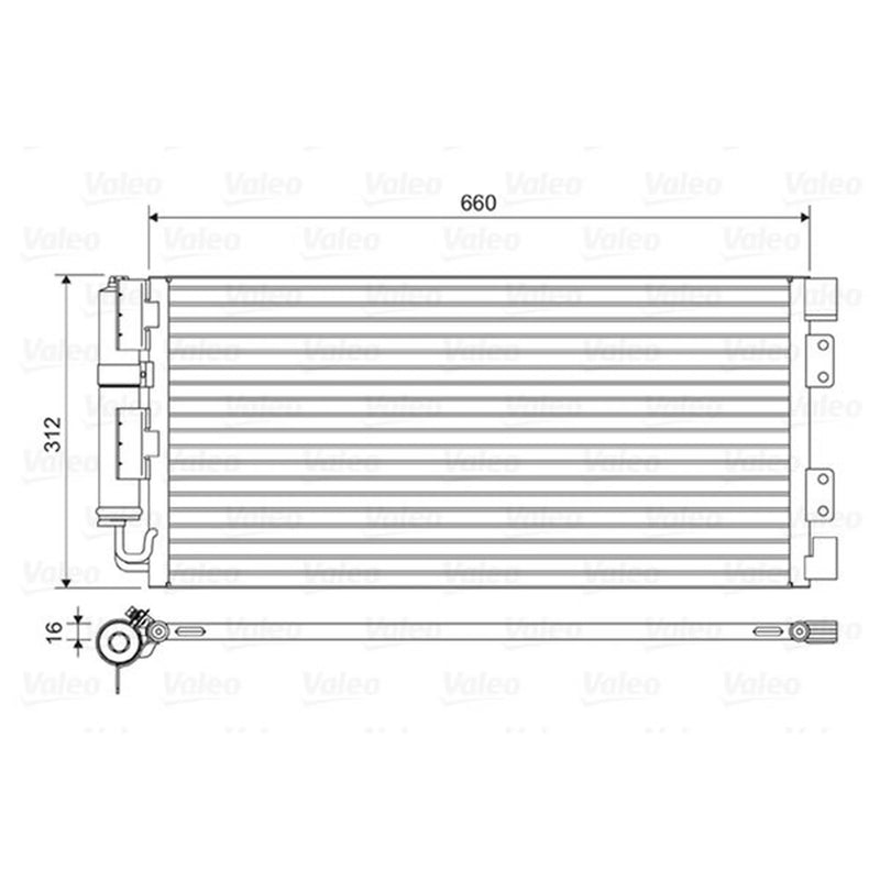 Valeo Air Conditioning Condenser 817549