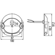 Hella Direction Indicator Light Rear 2BA 009 204-051