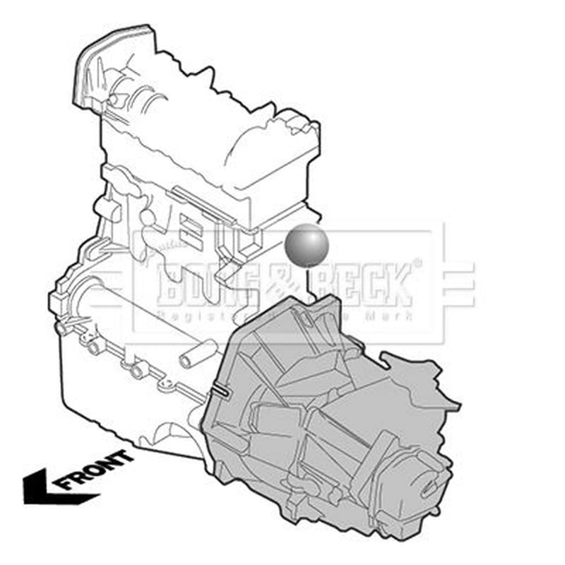 Borg & Beck Engine Mount Mounting BEM4198