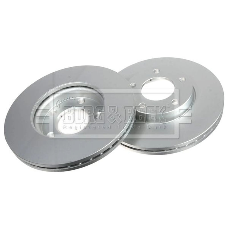 Borg & Beck 2 x Vented Front Brake Discs BBD4447-x2