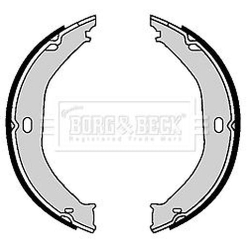 Borg & Beck Parking Brake Shoe Set BBS6415