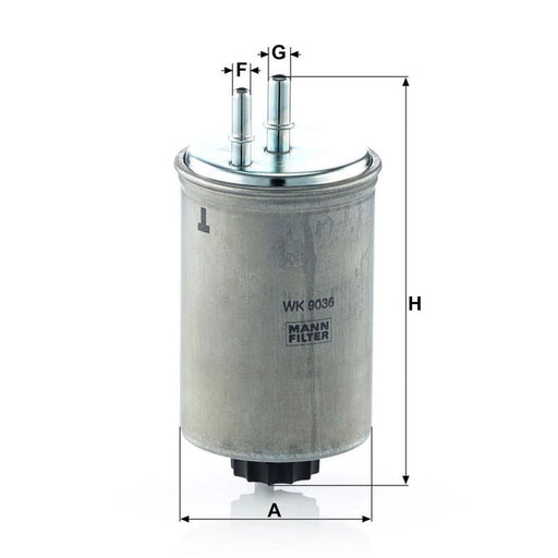 MANN-FILTER Fuel Filter Element WK 9036