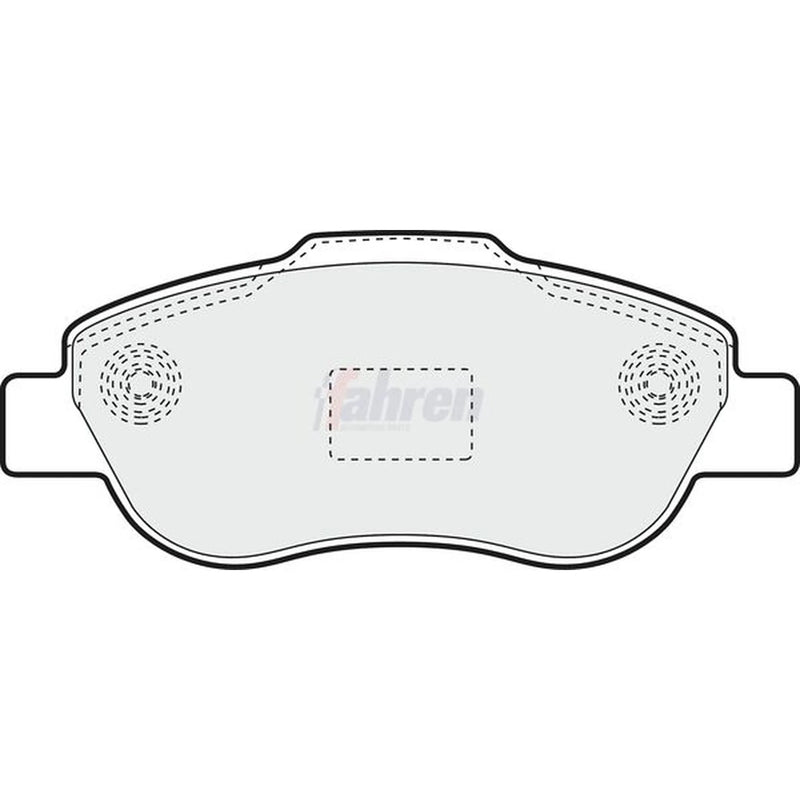 Fahren Front Brake Pad Set FBP3610