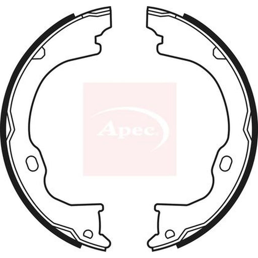 Apec Parking Brake Shoe Set SHU760