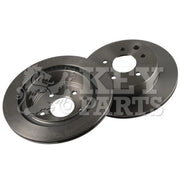 Key Parts 2 x Vented Rear Brake Discs KBD4368-x2