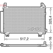 Denso Air Conditioning Condenser fits Toyota Yaris/Vitz 2005-2012 1.4