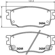 Mintex Front Brake Pad Set MDB2690
