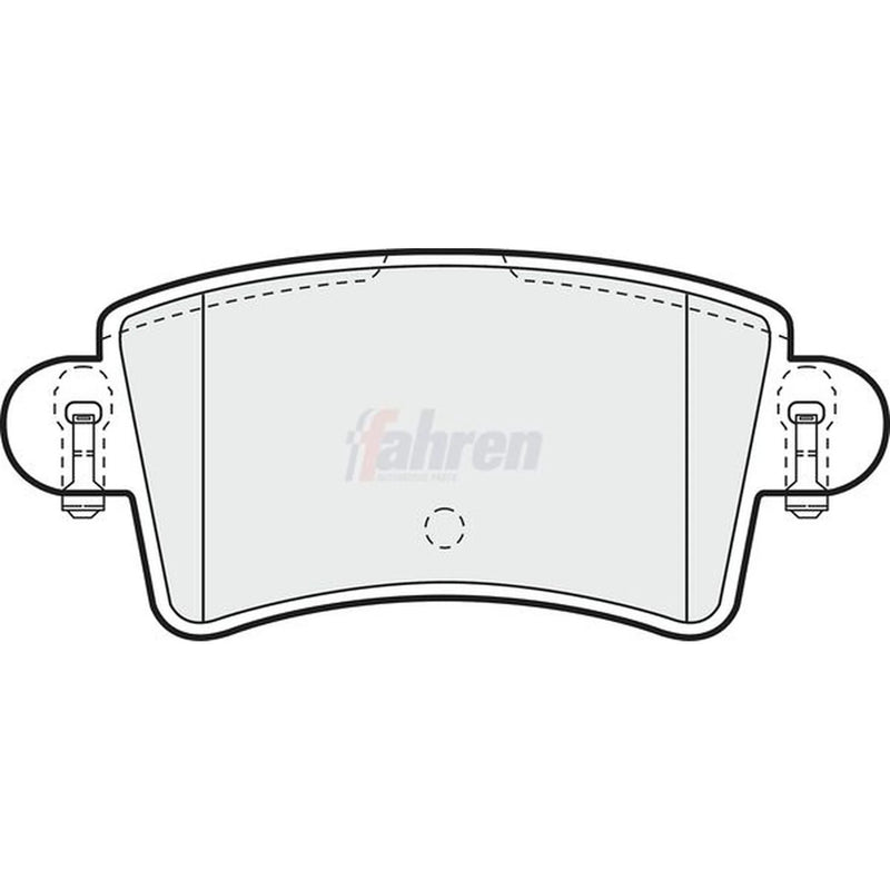 Fahren Rear Brake Pad Set FBP3057